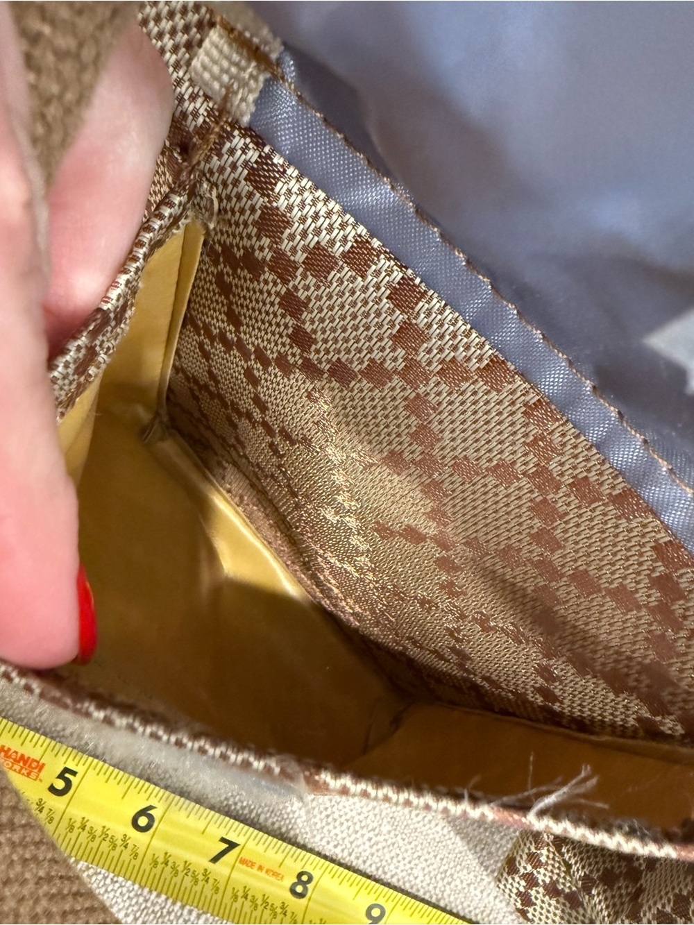 Brown Patterned Small Pet Carrier Tote - Picture 7 of 8